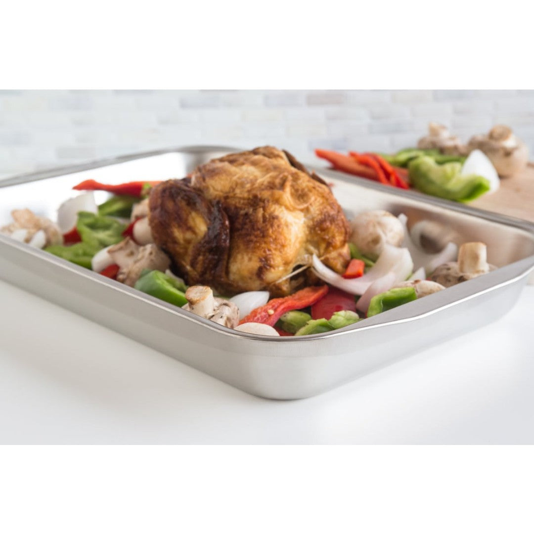 Fox Run Stainless Steel Roasting Pan 13" x 16"