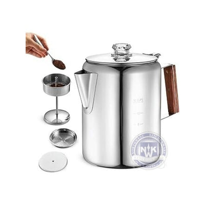 Tops 12 Cup Stove Top Percolator