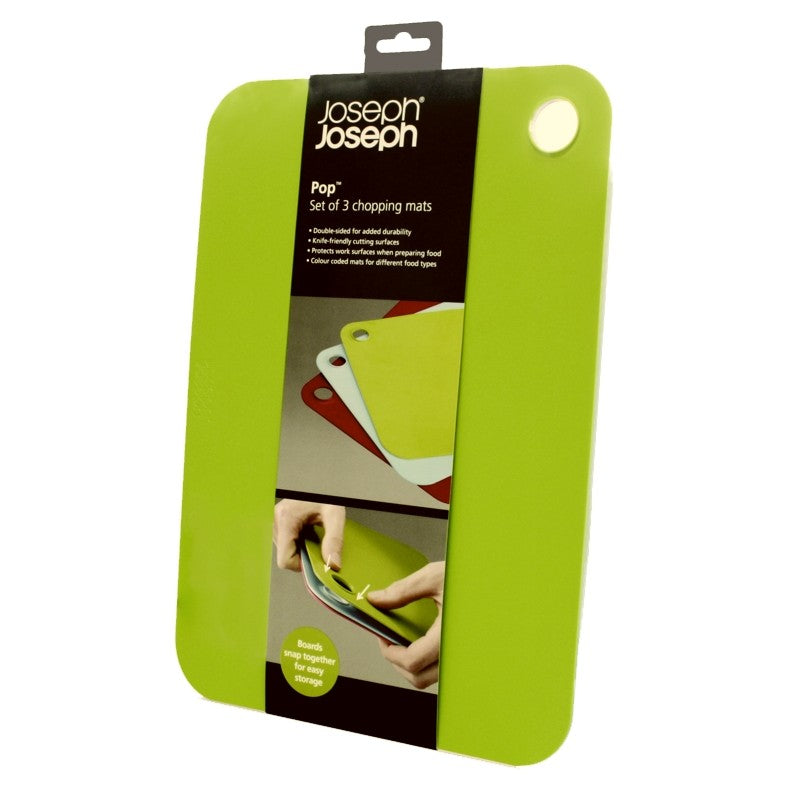 Joseph Joseph Pop Chopping Mats Set Of 3 - iQ living