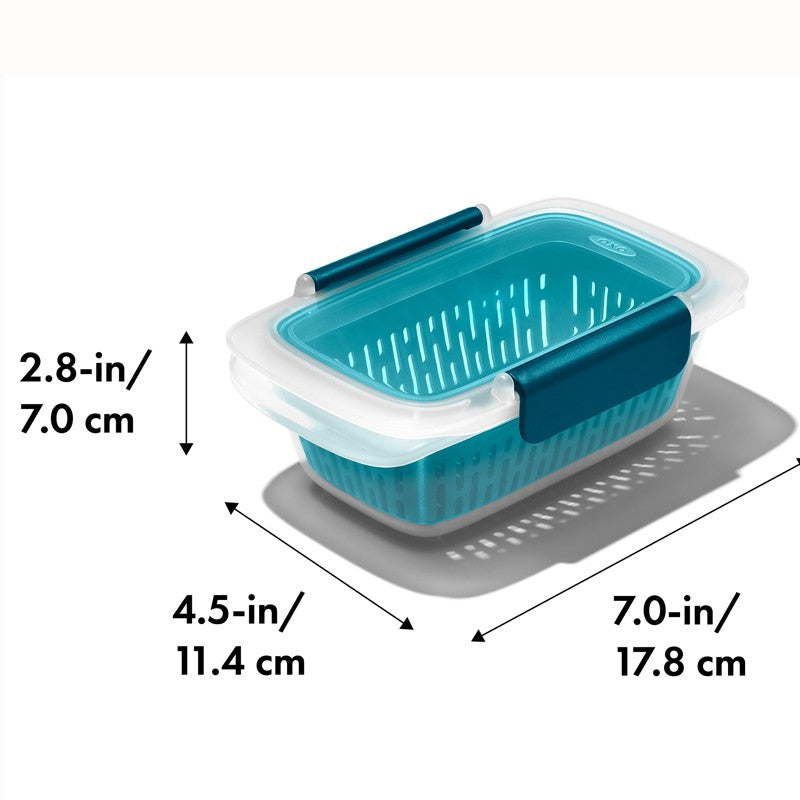 OXO Prep & Go Food Container With Colander 400ml - iQ living