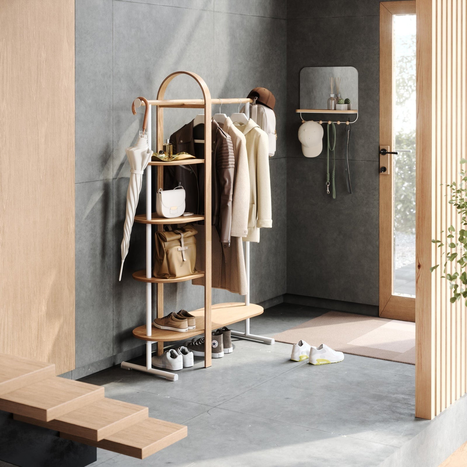 Umbra Bellwood Garment Rack - Natural - iQ living