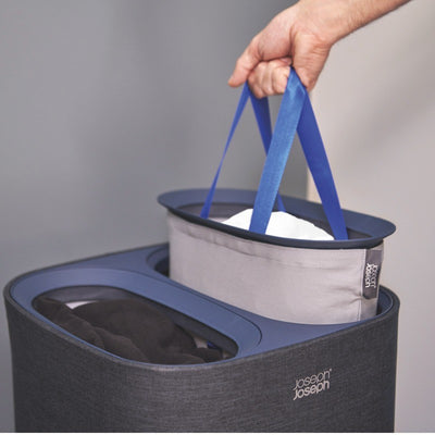 Joseph Joseph Tota Duo Laundry Basket - 60 L Black