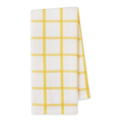 Design Imports Windowpane Plaid Terry Dish Towel