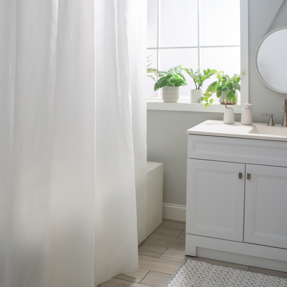 Moda At Home PEVA Shower Curtain Liner 72" x 72" - iQ living