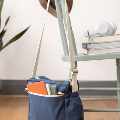 Fluf Crossbody Lunch Bag - Navy Blue