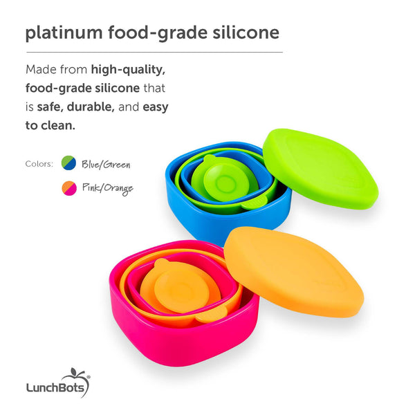 LunchBots Nested Bowls Set Of 3 Bitty