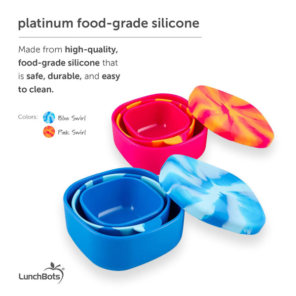 LunchBots Nested Bowls Set Of 3 Mighty