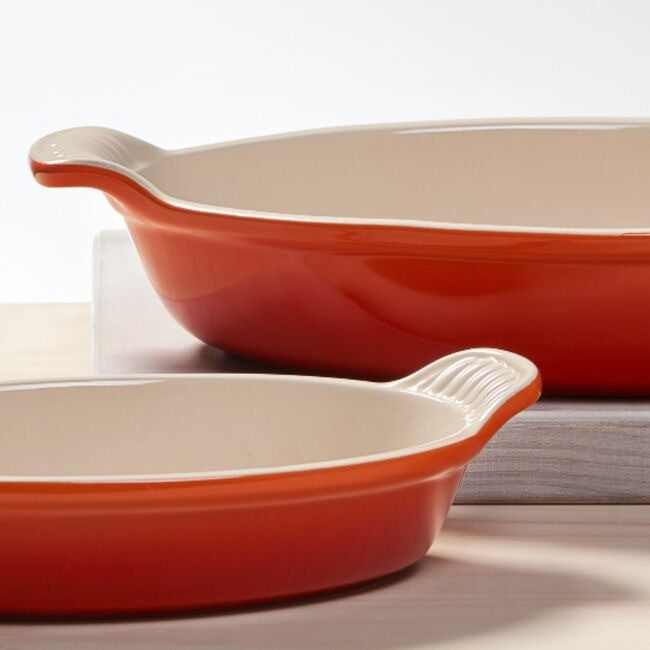 Le Creuset Heritage Stoneware Oval Au Gratin Dish 1.6L