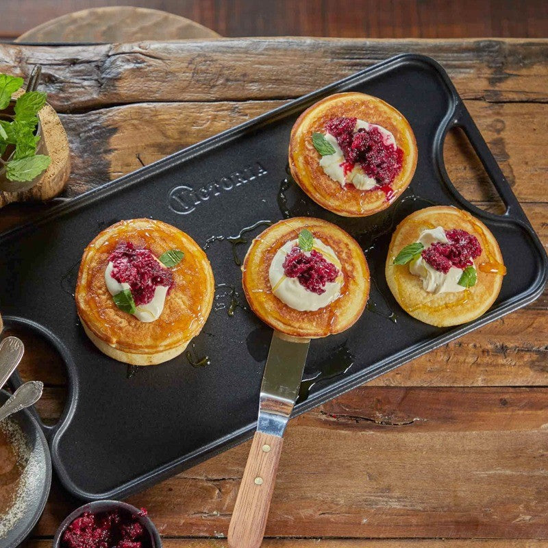 Victoria Cast Iron Reversible Griddle 18.5" x 10"