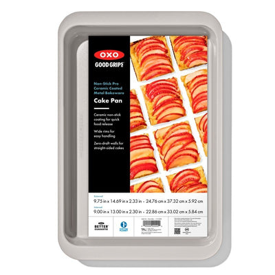 OXO PRO Ceramic Rectangular Cake Pan 9" x 13"