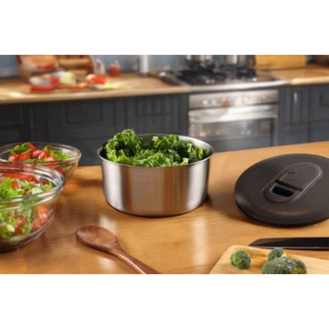 Zyliss Easy Spin Salad Spinner - Stainless Steel