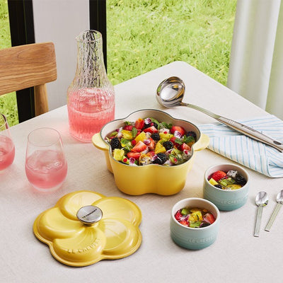 Le Creuset Enameled Cast Iron Petal Cocotte Camomille 2L
