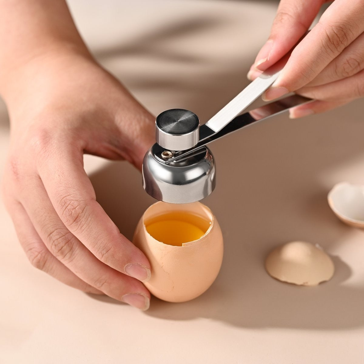 Fox Run Stainless Steel Egg Cracker