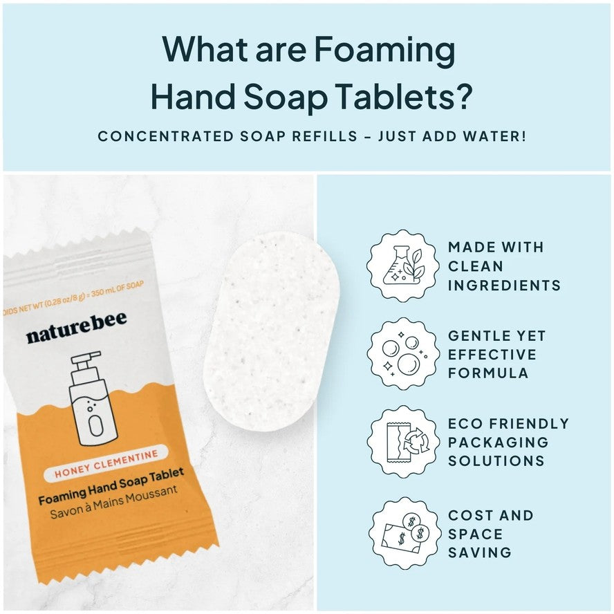 Nature Bee Foaming Hand Soap Tablets