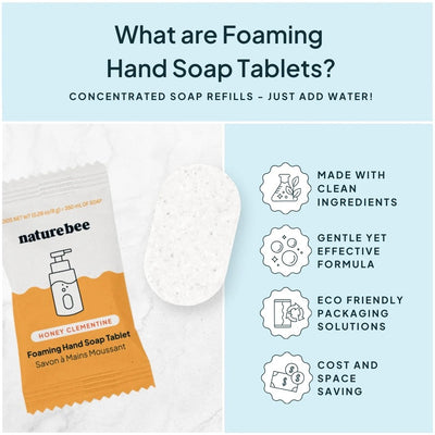 Nature Bee Foaming Hand Soap Tablets