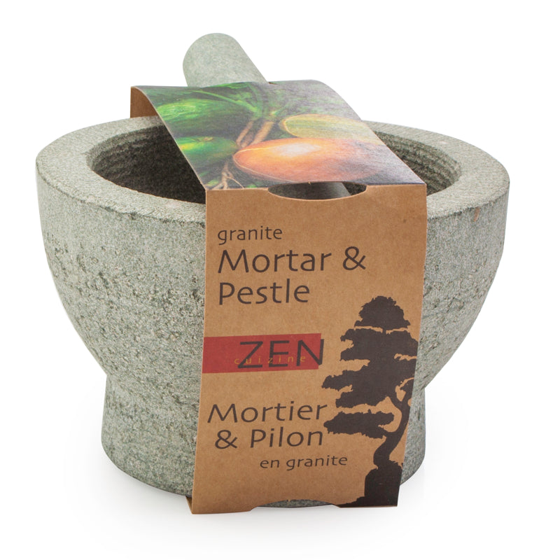 Zen Cuizine Granite Mortar & Pestle - iQ living