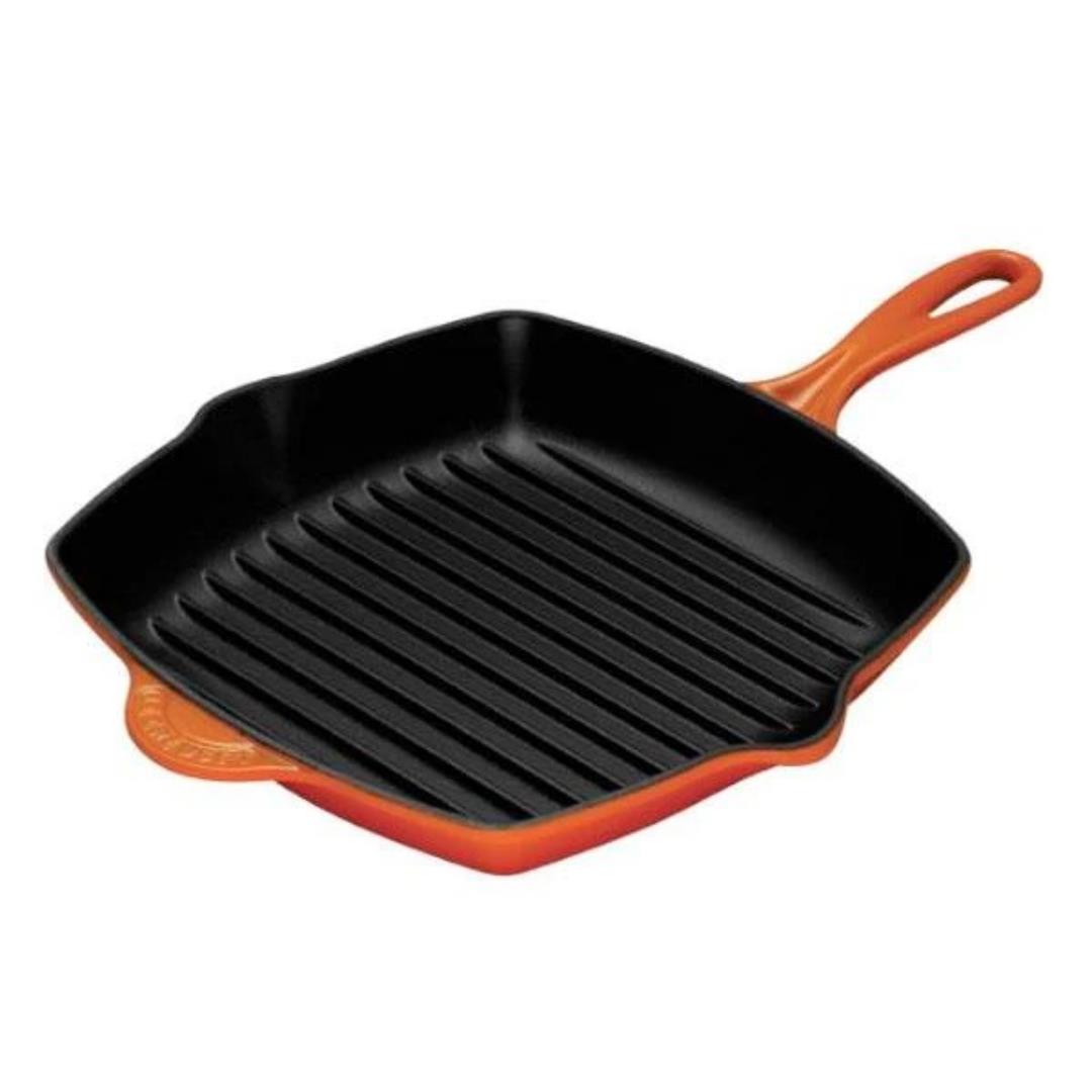 Le Creuset Enameled Cast Iron Square Grill Skillet