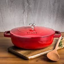 Staub Enamel Cast Iron 3.7L Braiser - iQ living