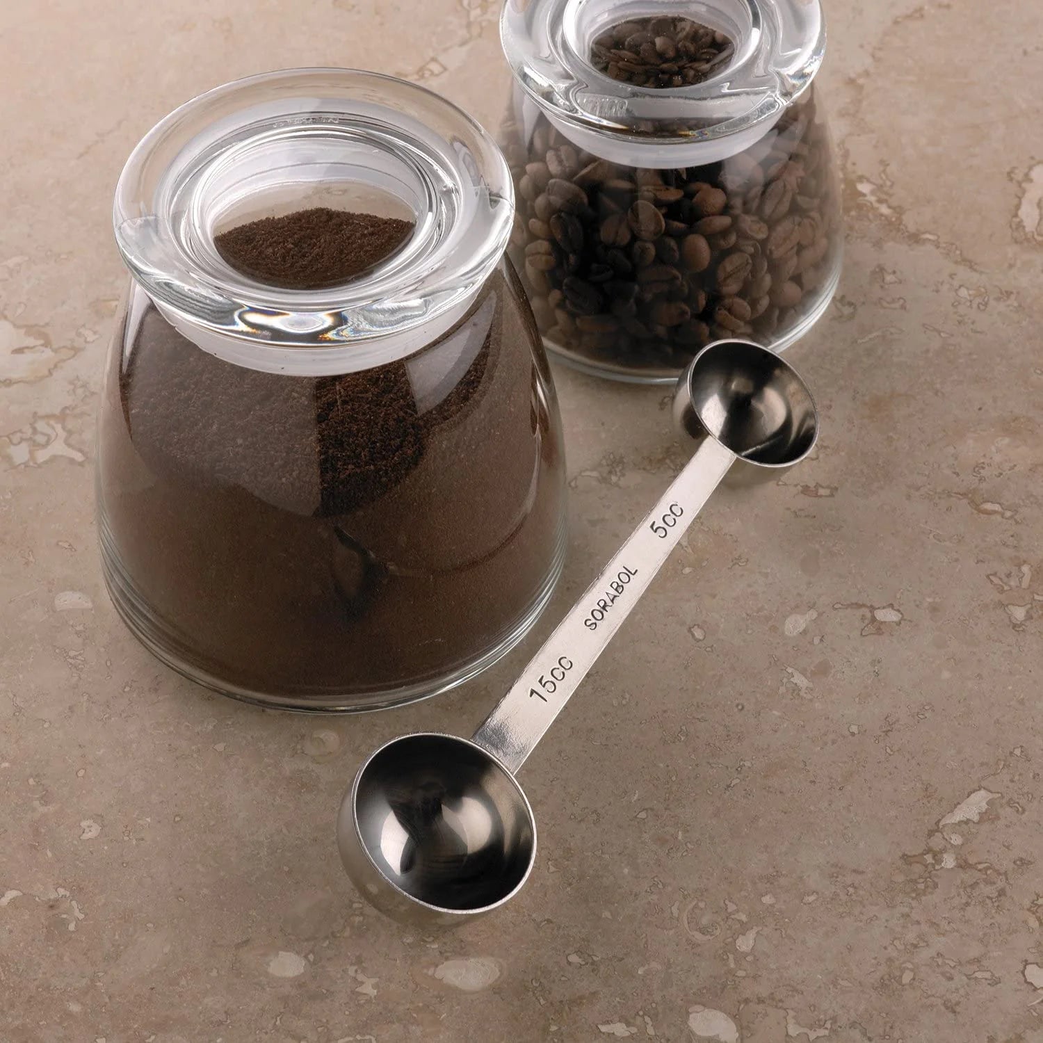 Fox Run Stainless Steel Double Coffee Scoop - iQ living