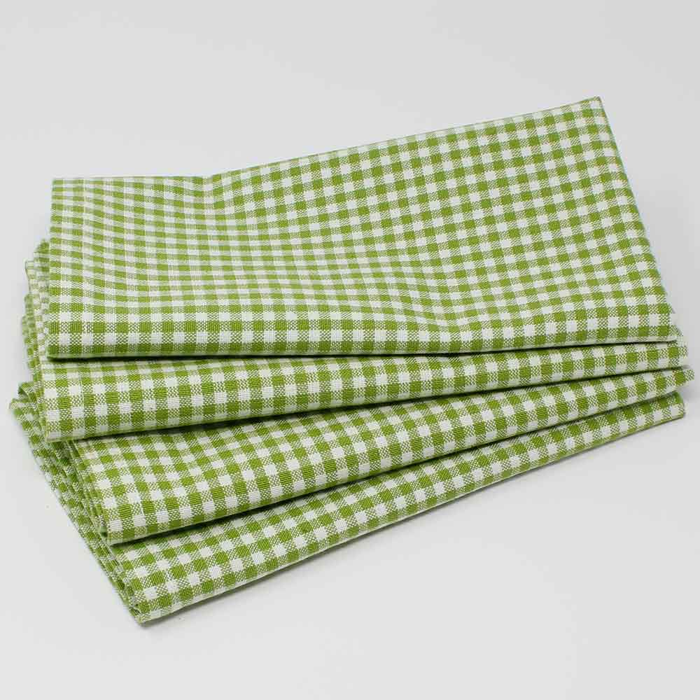 Mahogany Set of 4 Napkins, Gingham
