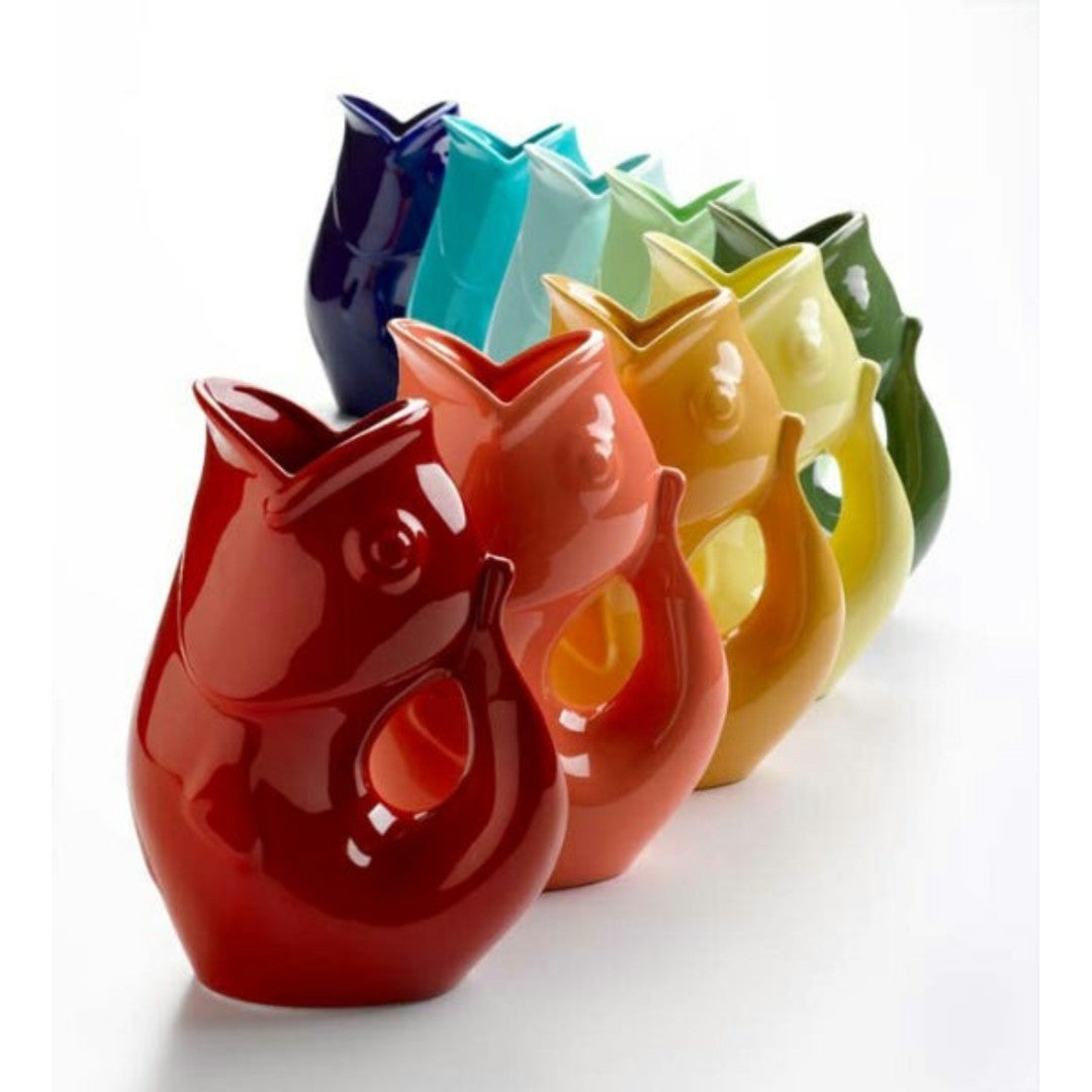 GurglePot Porcelain Fish Shaped Pitcher 42oz - iQ living