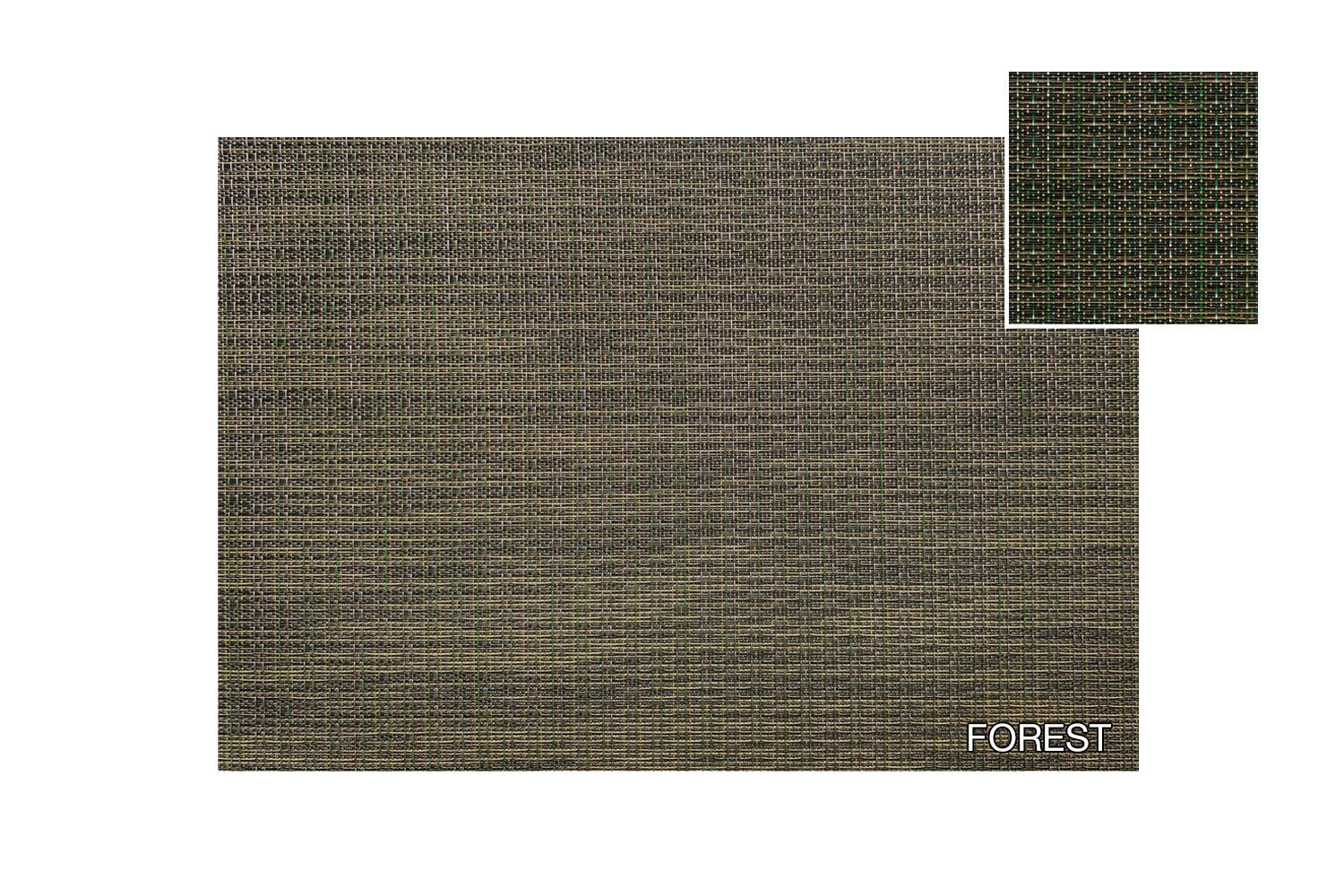 Tate Placemat 17" x 12" Forest - iQ living