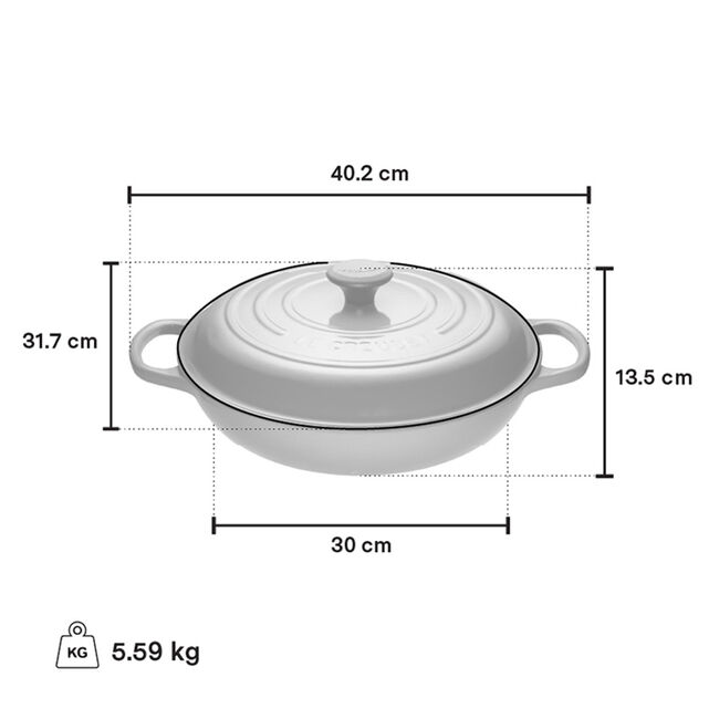 Le Creuset 3.5L Enameled Cast Iron Braiser