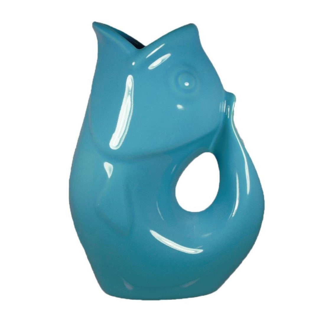 GurglePot Porcelain Fish Shaped Pitcher 42oz - iQ living