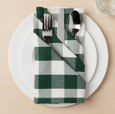 Now Designs Second Spin Plaid Napkins Set of 4