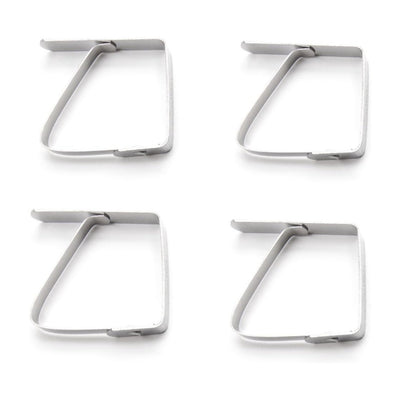 Fox Run Stainless Steel Tablecloth Clips Set Of 4