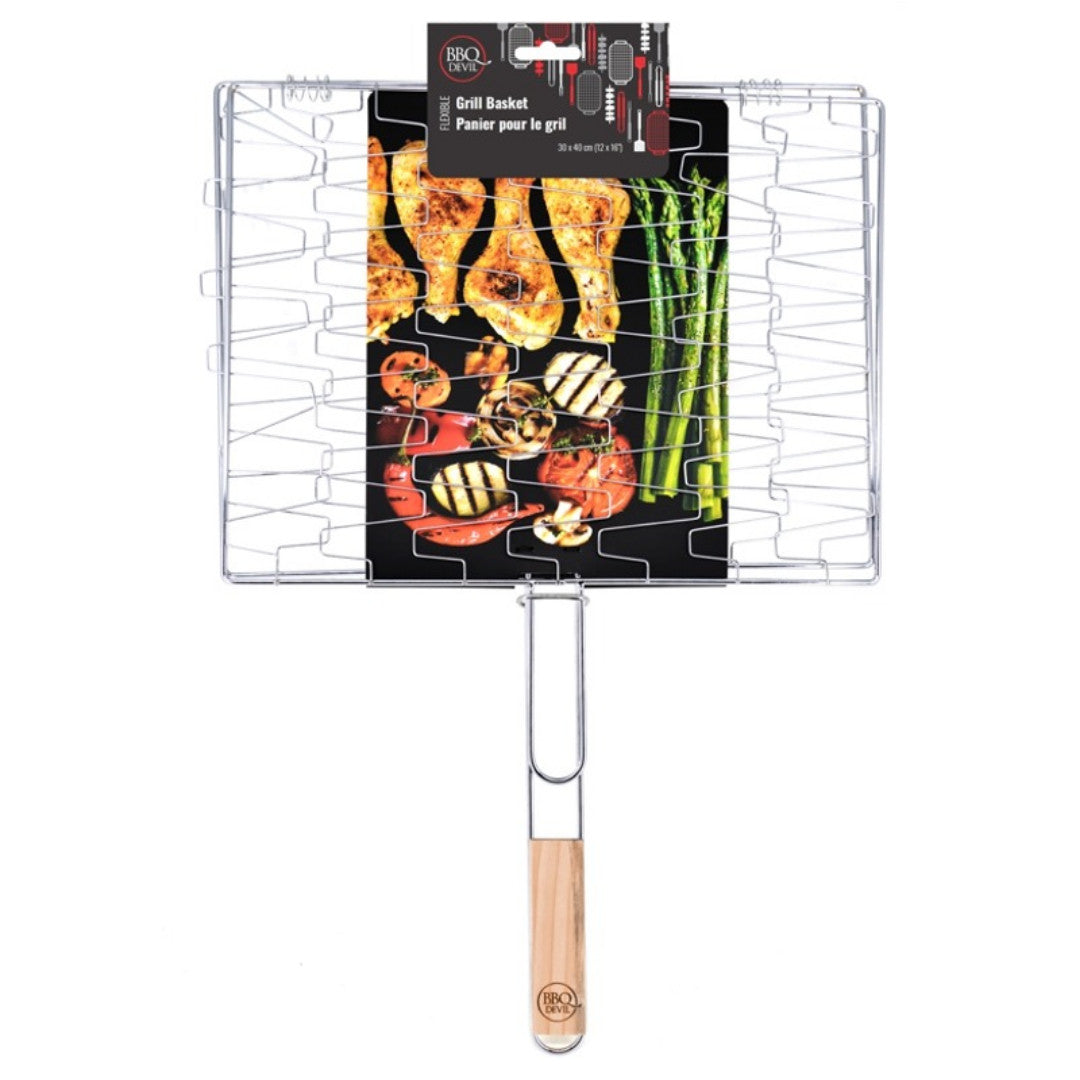 BBQ Devil Flexible BBQ Grill Basket