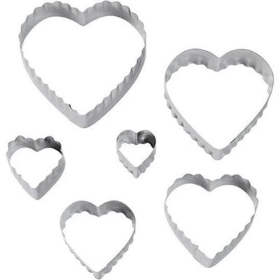 Wilton Double-Sided Heart Cookie Cutter Set Of 6