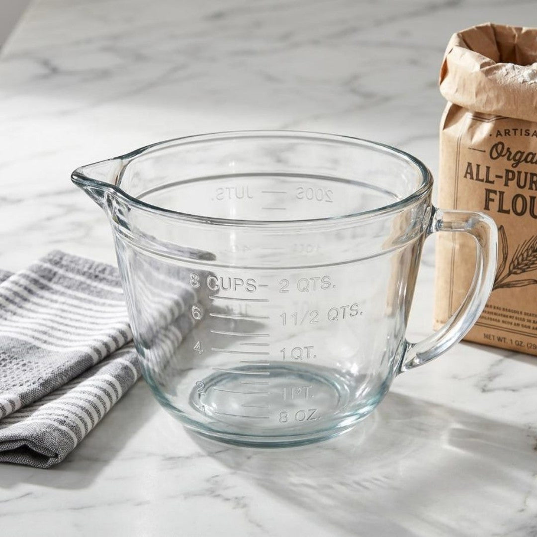 Anchor Hocking Glass Batter Bowl 2Qt