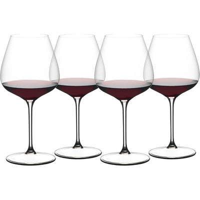 Riedel Grape Pinot Noir Red Wine Value Glass Set Of 4