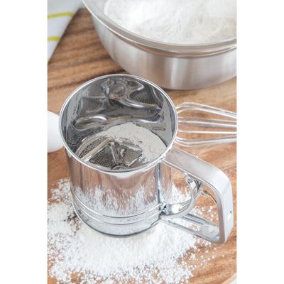 Fox Run Stainless Steel Flour Sifter 3 Cup