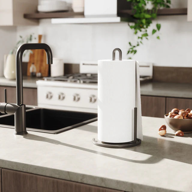 Umbra Squire Paper Towel Holder Black - iQ living