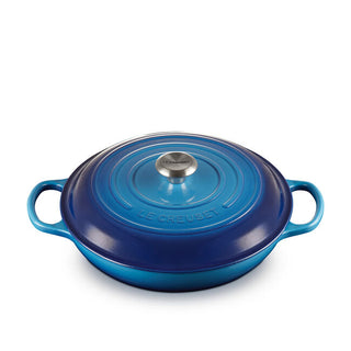 Le Creuset 3.5L Enameled Cast Iron Braiser - Blueberry