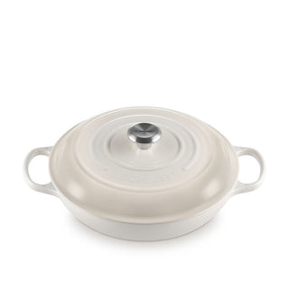 Le Creuset 3.5L Enameled Cast Iron Braiser - Meringue