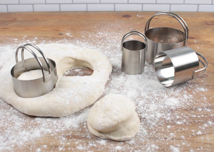 RSVP Round Plain Biscuit Cutter Set Of 4