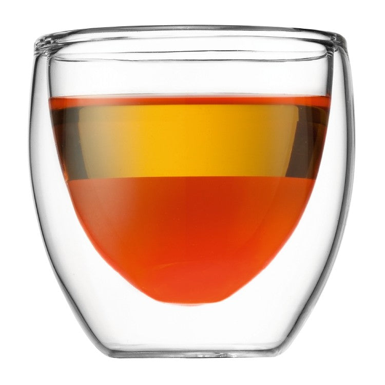 Bodum Pavina Double-Wall Glass Mug Set Of 2 - iQ living
