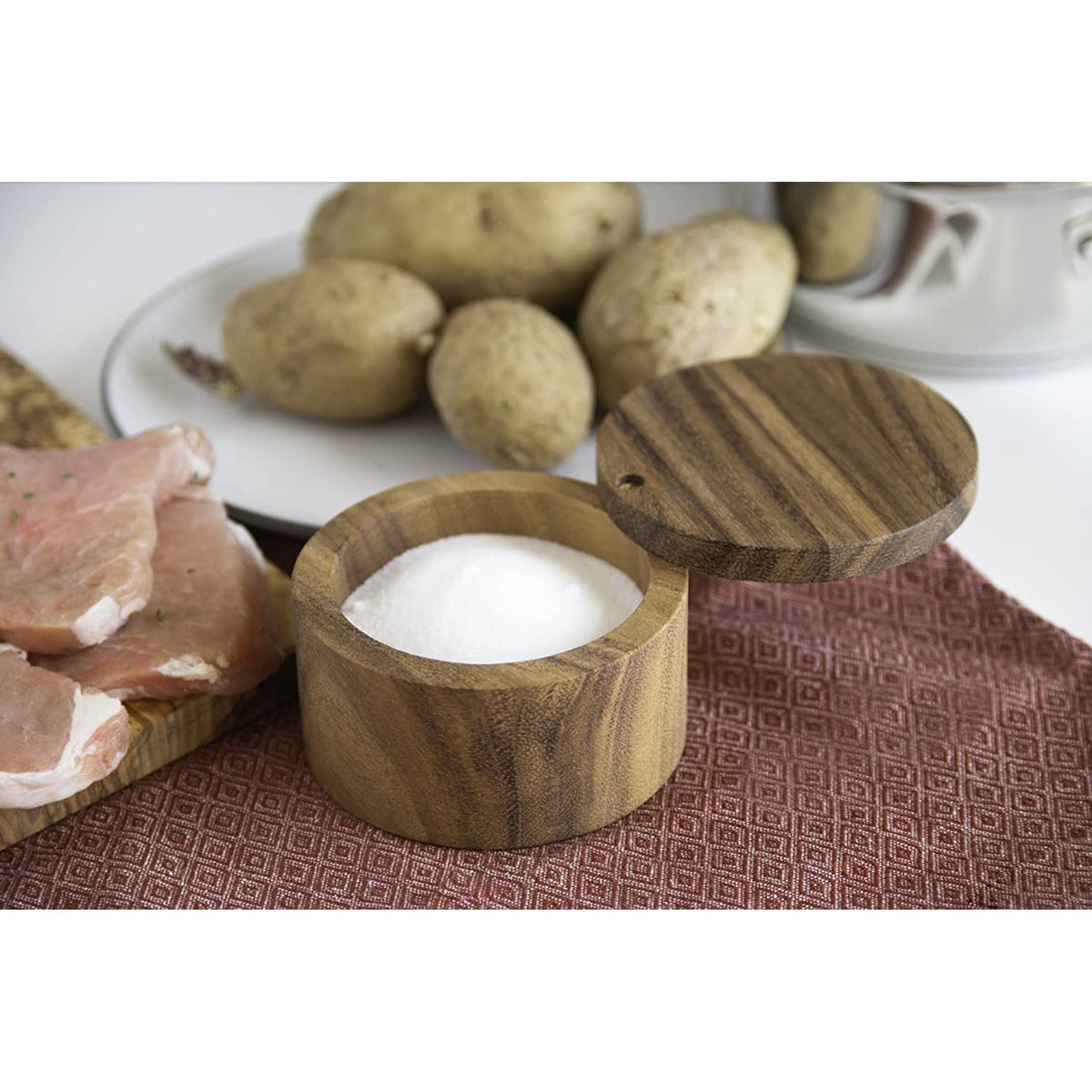 Ironwood Salt Cellar - iQ living
