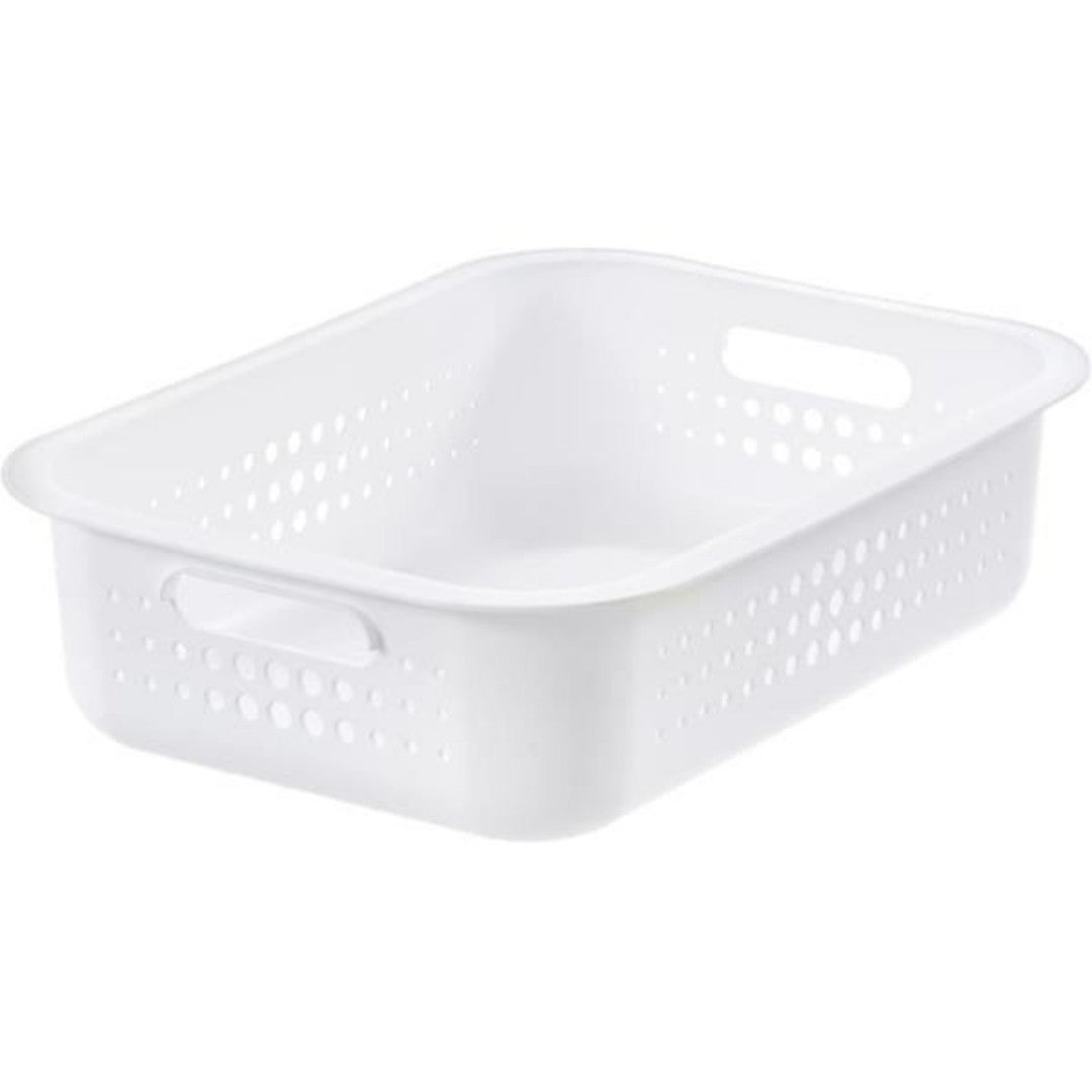 SmartStore Recycled Storage Basket - White