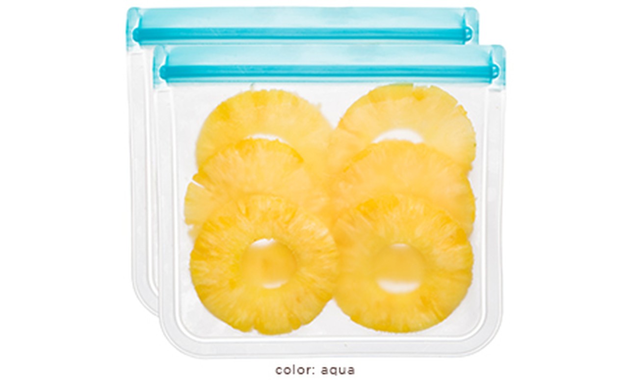 ReZip Lay-Flat Lunch Leak Proof Reusable Storage Bag - 2 Pack - iQ living