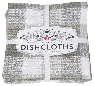 Now Designs Check-It Dish Cloths Set of 3