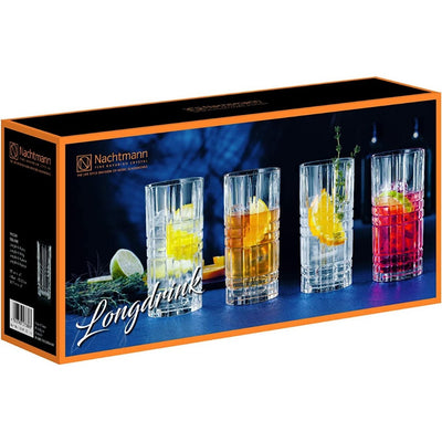 Nachtmann Square Longdrink Glass Set Of 4