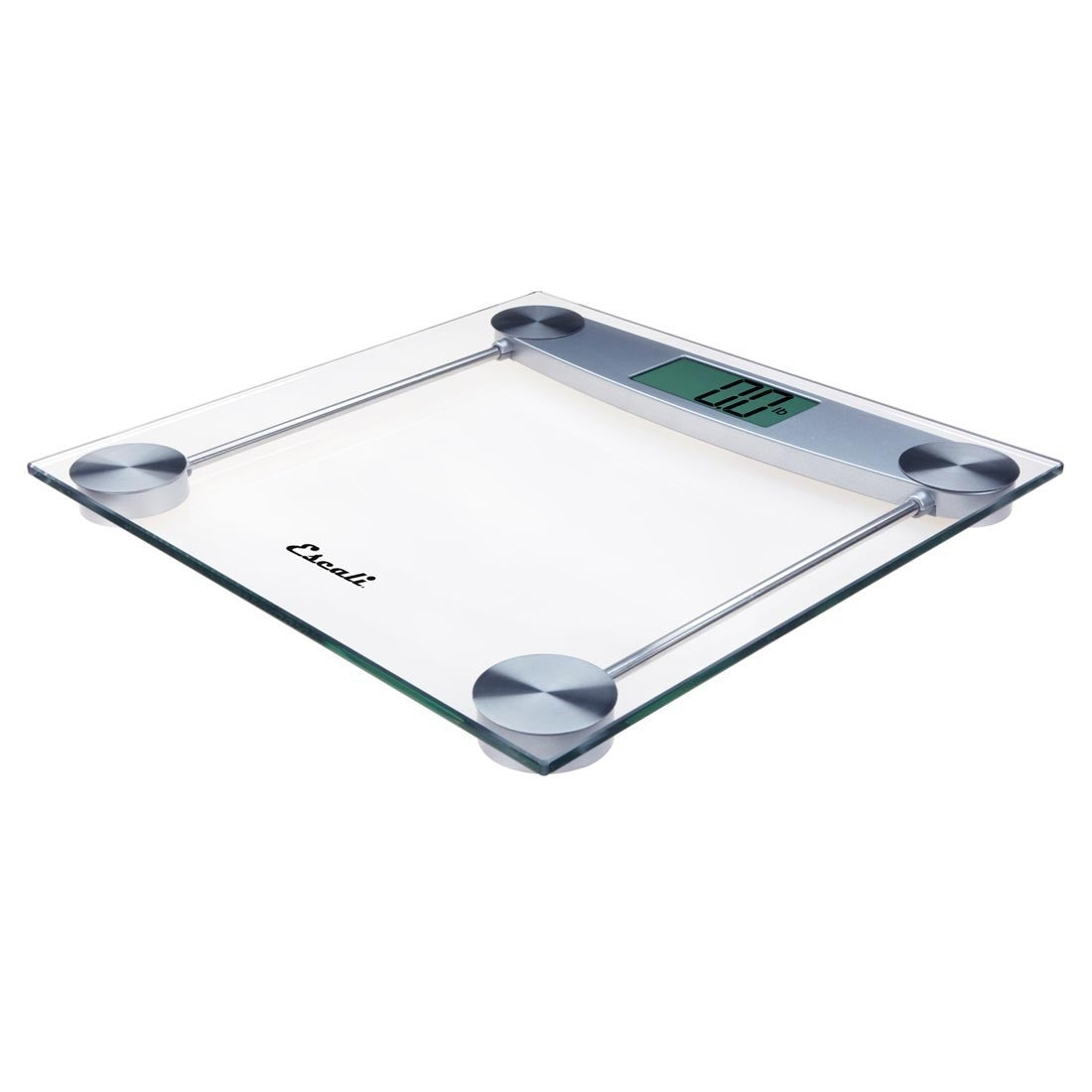 Escali Clear Glass Bath Scale