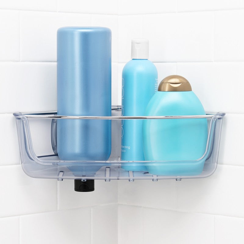 OXO Good Grips StrongHold Corner Suction Shower Basket