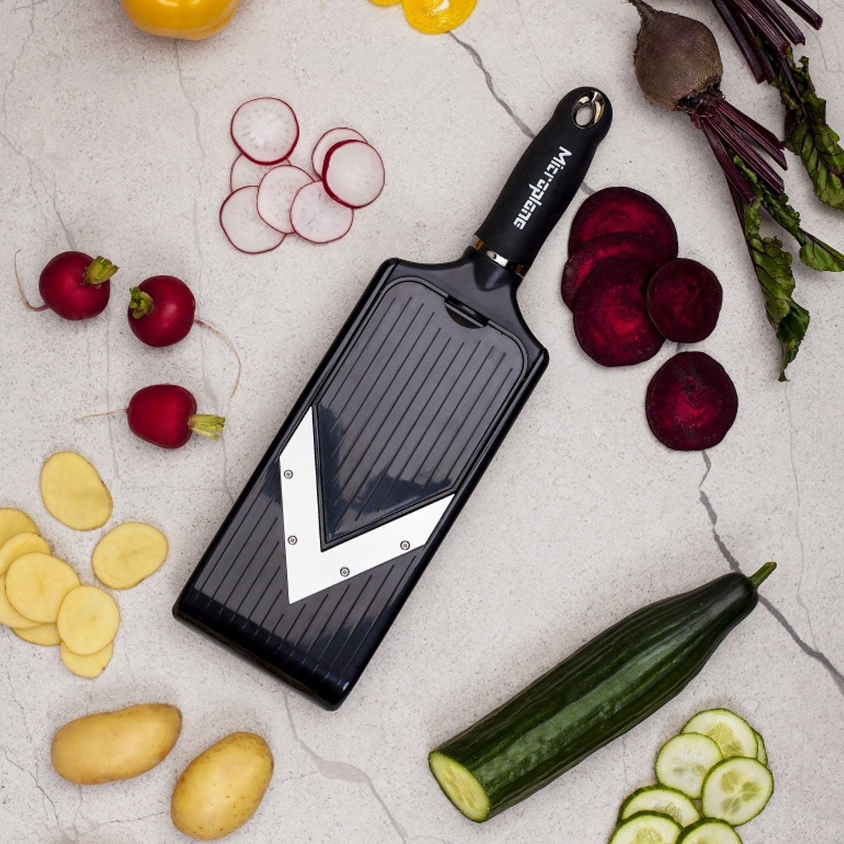 Microplane Adjustable Mandoline V-Slicer - iQ living