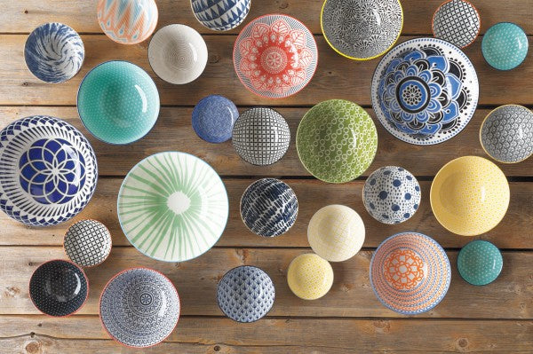 Now Designs 4" Side Bowl Gray Dandelion