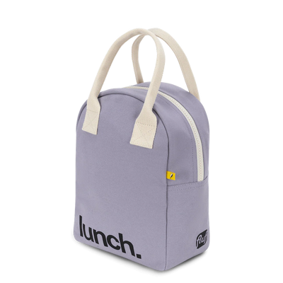 Fluf Zipper Lunch Bag Lavender